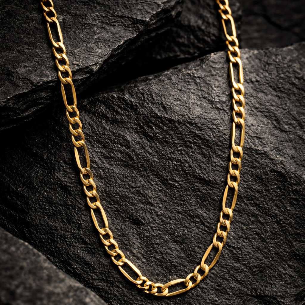 10K Yellow Gold Figaro Chain 22” 4MM