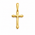 14K Yellow Gold Cross Pendant