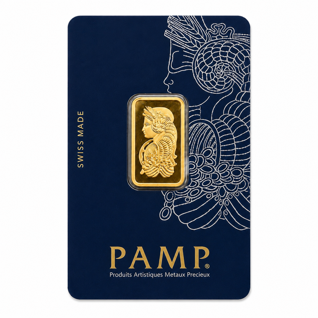 PAMP Suisse 999.9 Fine Gold Veriscan Certified Bar 5G