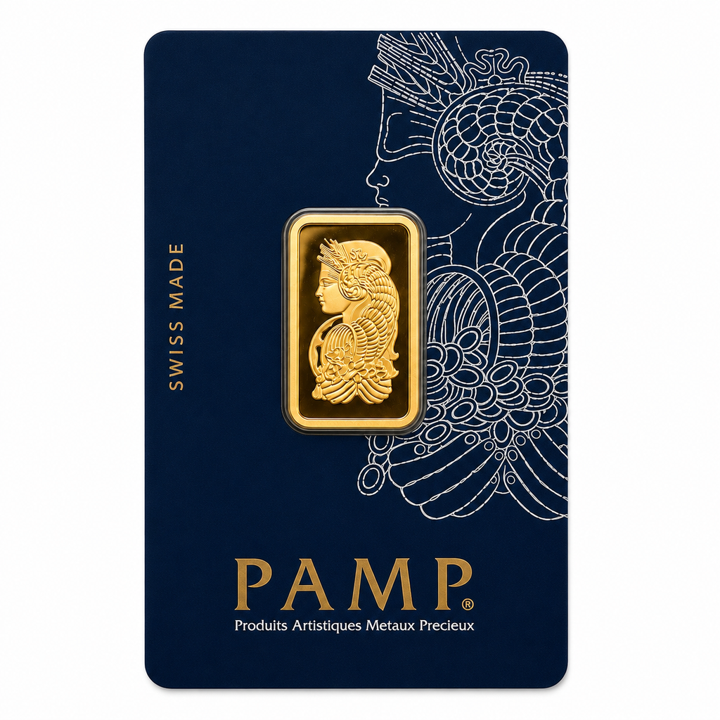 PAMP Suisse 999.9 Fine Gold Veriscan Certified Bar 10G