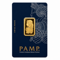PAMP Suisse 999.9 Fine Gold Veriscan Certified Bar 10G