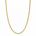 10K Yellow Gold Diamond-Cut Mariner Chain 18" .7MM