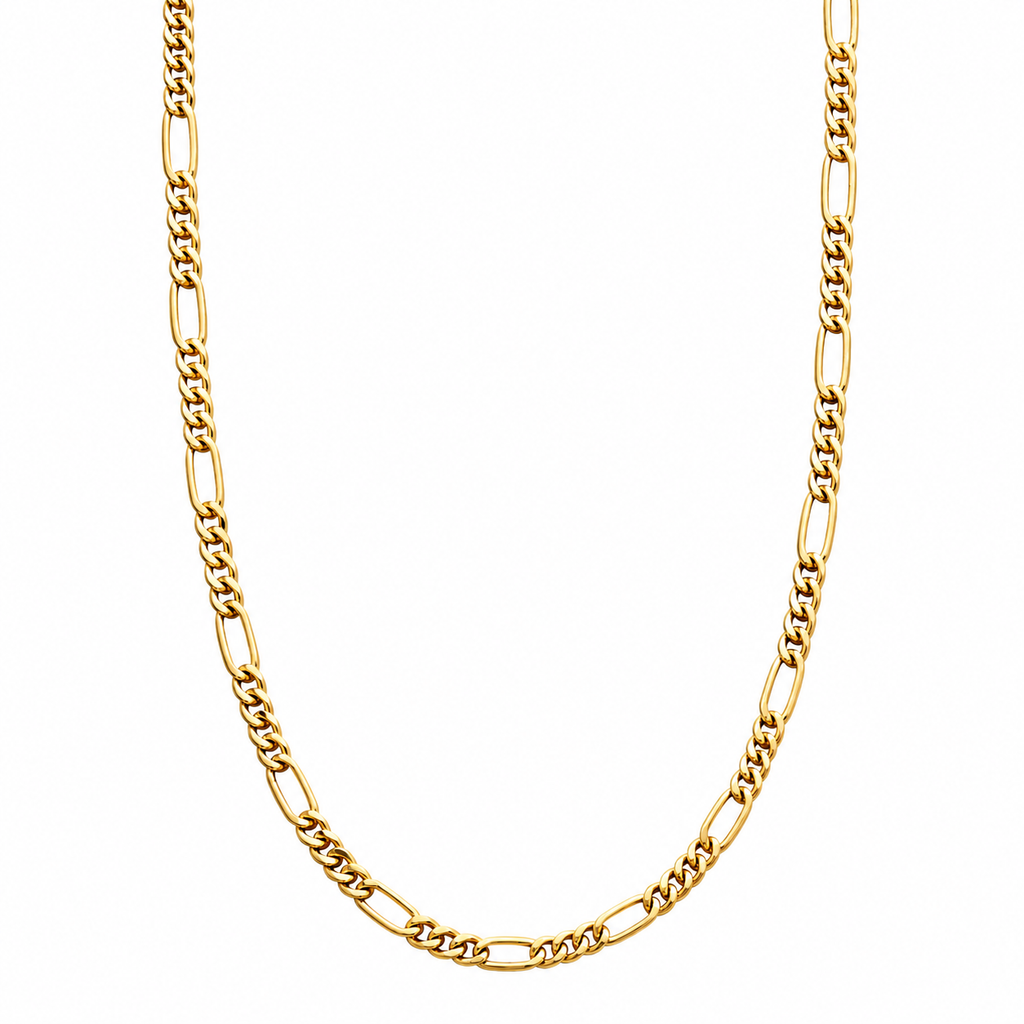 10K Yellow Gold Figaro Chain 22” 4MM