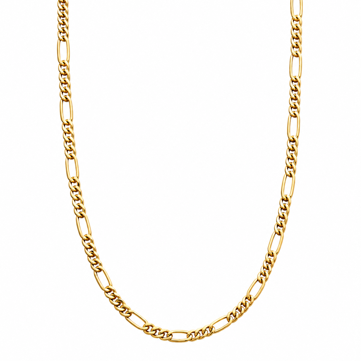 10K Yellow Gold Figaro Chain 22” 4MM