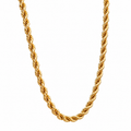 10K Yellow Rope Chain 18” 3MM