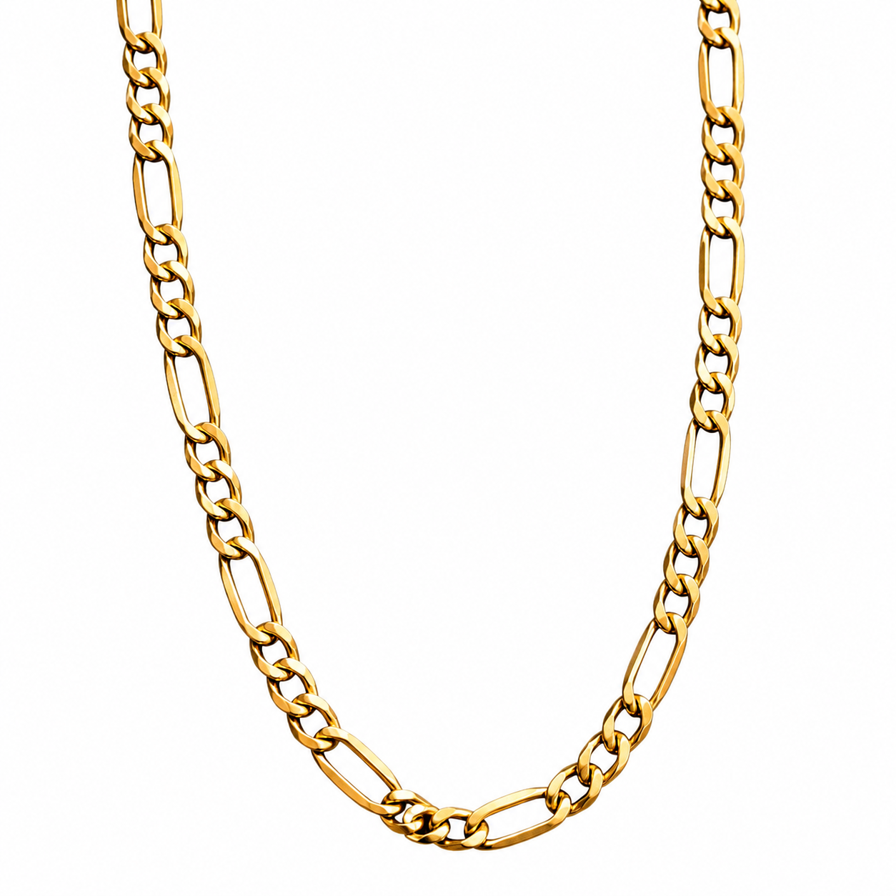 10K Yellow Gold Figaro Chain 22” 4MM
