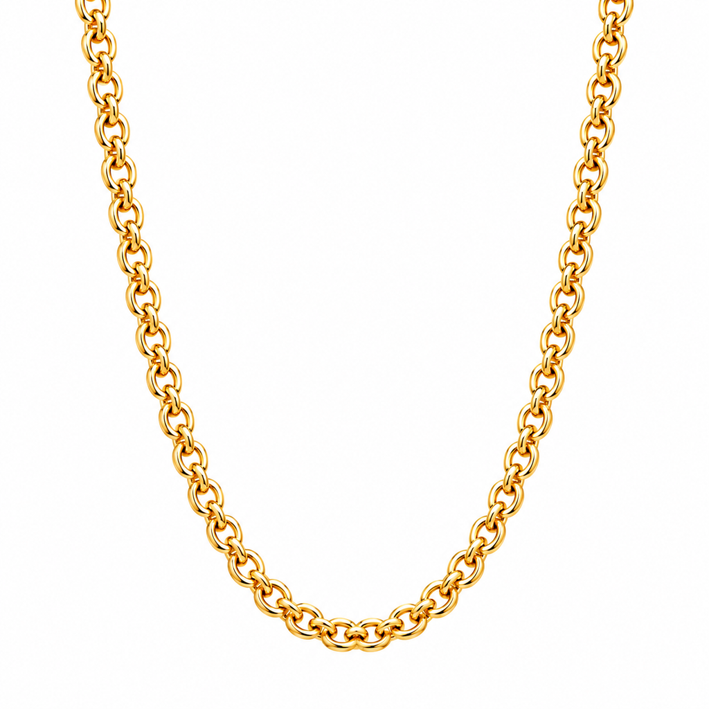 14K Yellow Gold Cable Link Chain 20" 1.5MM