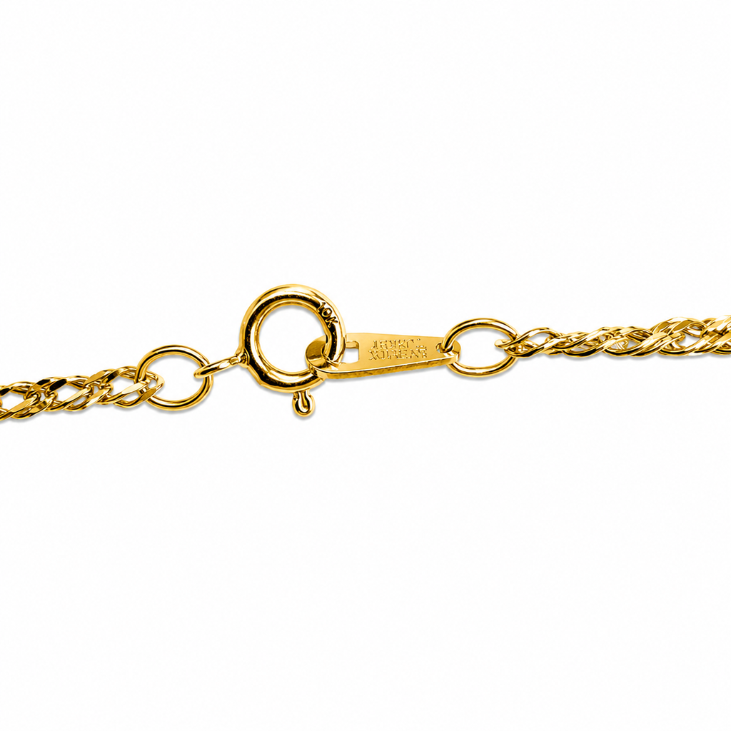 10K Yellow Gold Curb Link Chain 20" 2MM