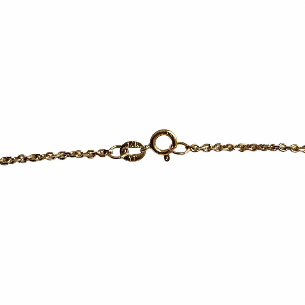 14K Yellow Gold Cable Link Chain 20" 1.5MM