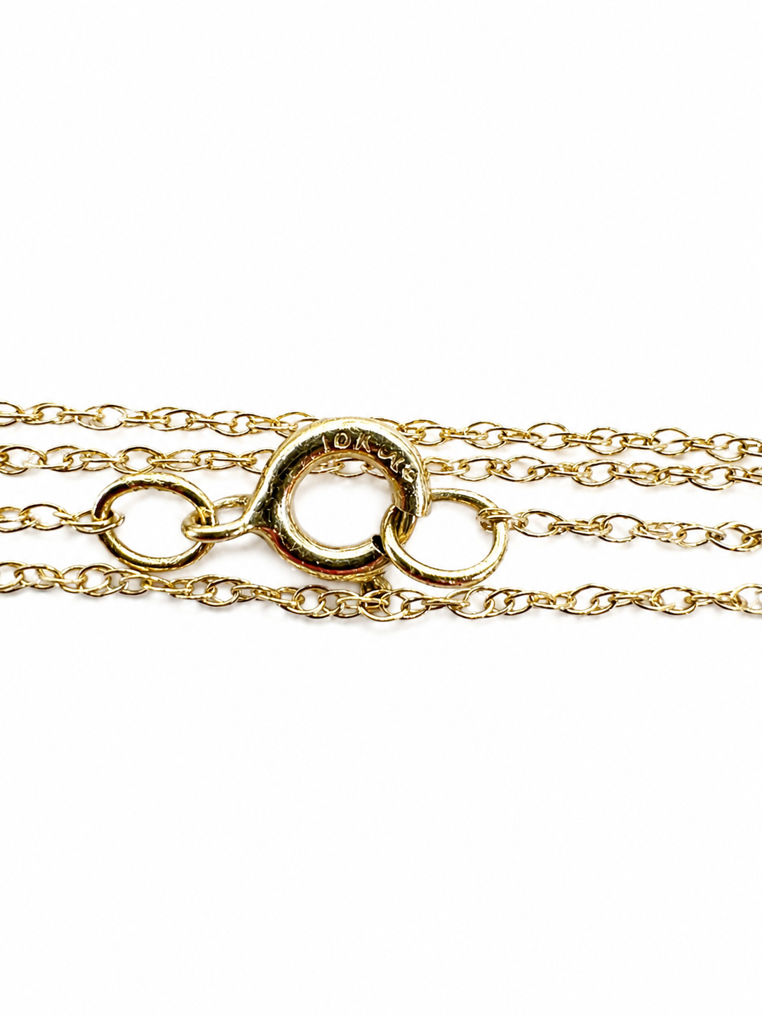 10K Yellow Gold Twisted Cable Chain 18" .8MM