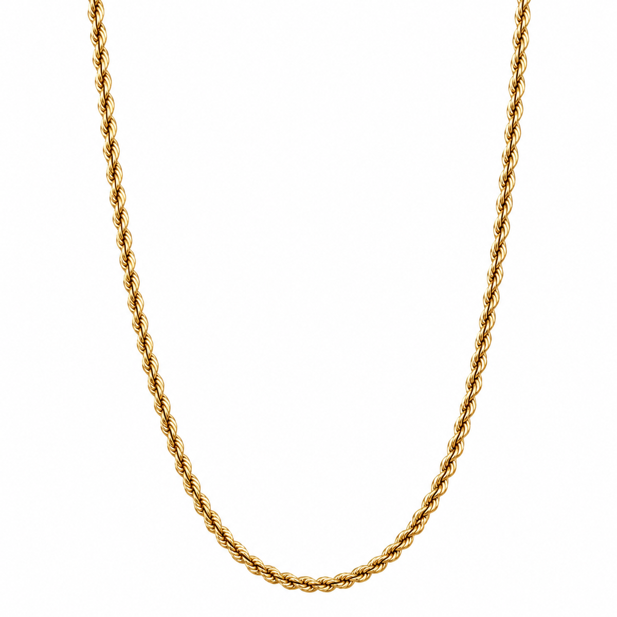 10K Yellow Gold Rope Chain 20” 1.6MM