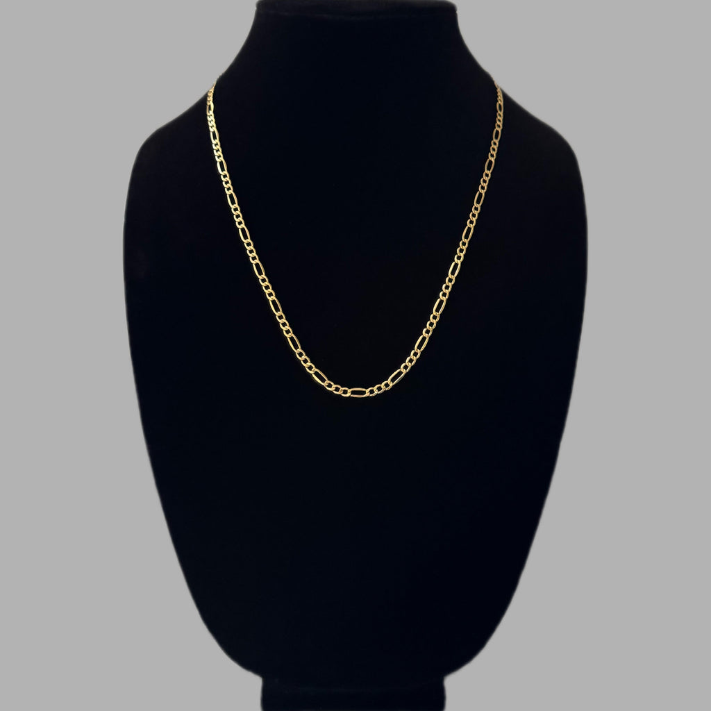 10K Yellow Gold Figaro Chain 22” 4MM